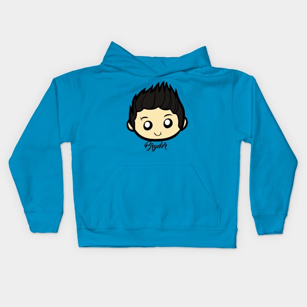 Bryder Cartoon Kids Hoodie by EqualityForAll